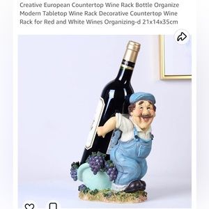 Cute wine glass holder